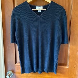 🤩 Rena Rowan - 100% Silk Sweater Blouse Top - 1X